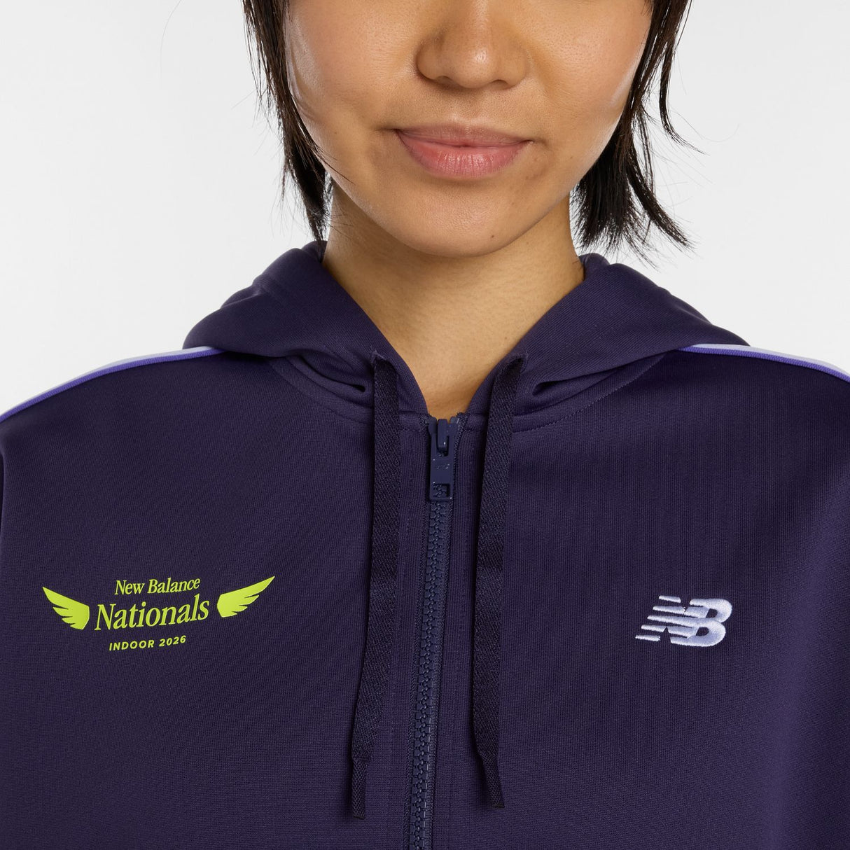 New Balance Women's Nationals Indoor Interlock Full Zip-4
