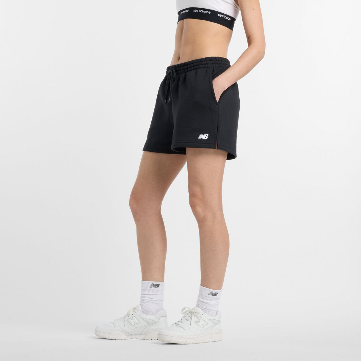 New Balance Women's Sport Essentials Fleece Shorts-2