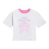 New Balance Girls' Prefer To Fly Butterfly Graphic T-Shirt-1
