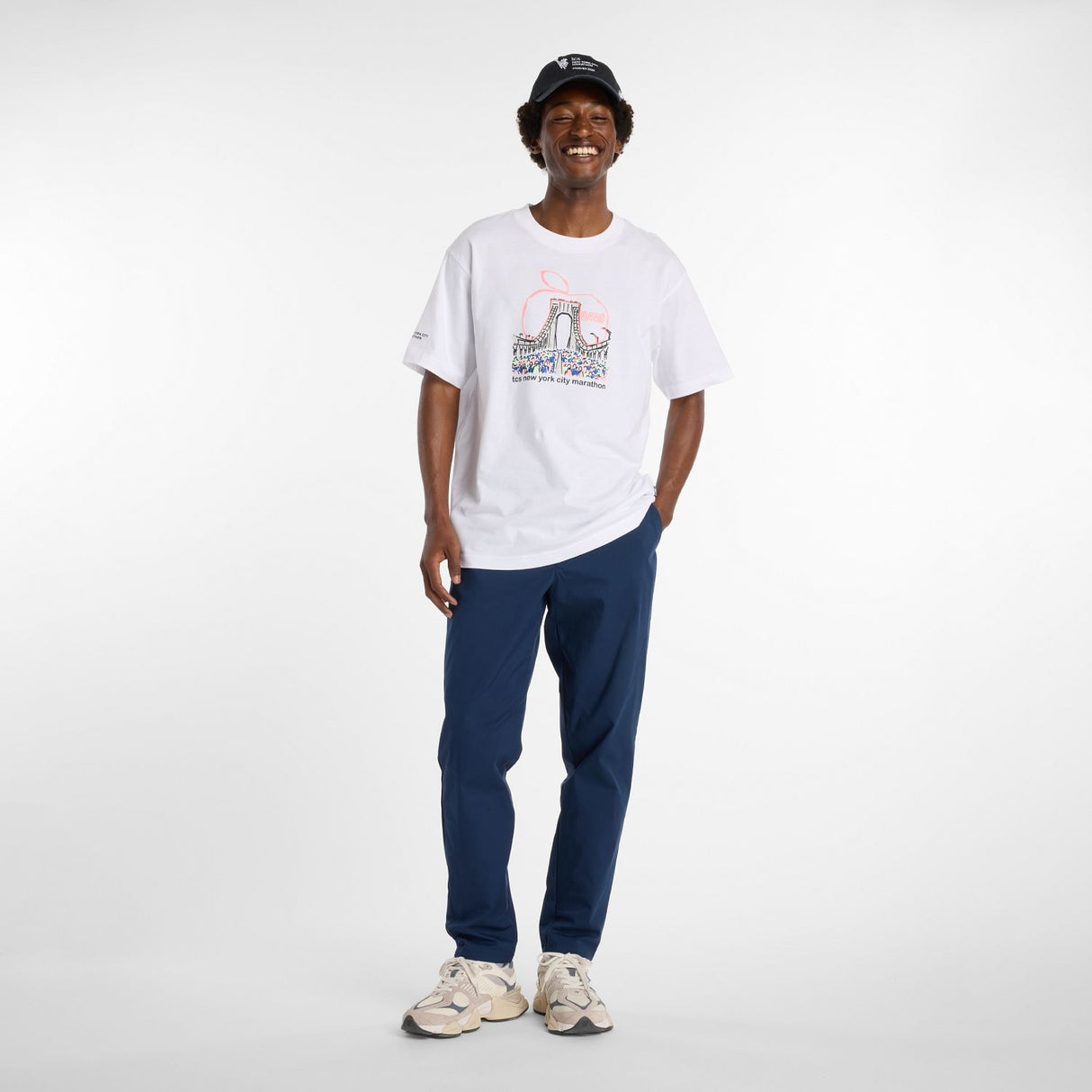 New Balance Men's NYC Marathon Graphic Tee - Apple Bridge-1