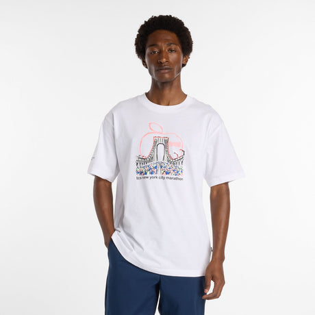 New Balance Men's NYC Marathon Graphic Tee - Apple Bridge-2