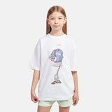 New Balance Girls' Tennis Girl Graphic T-Shirt-1