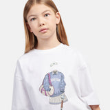 New Balance Girls' Tennis Girl Graphic T-Shirt-4