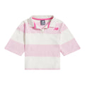 New Balance Girls' Striped Rugby Polo-1