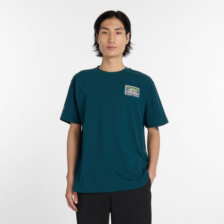 New Balance Men's RBC Brooklyn Half Graphic T-Shirt - Cassette-1