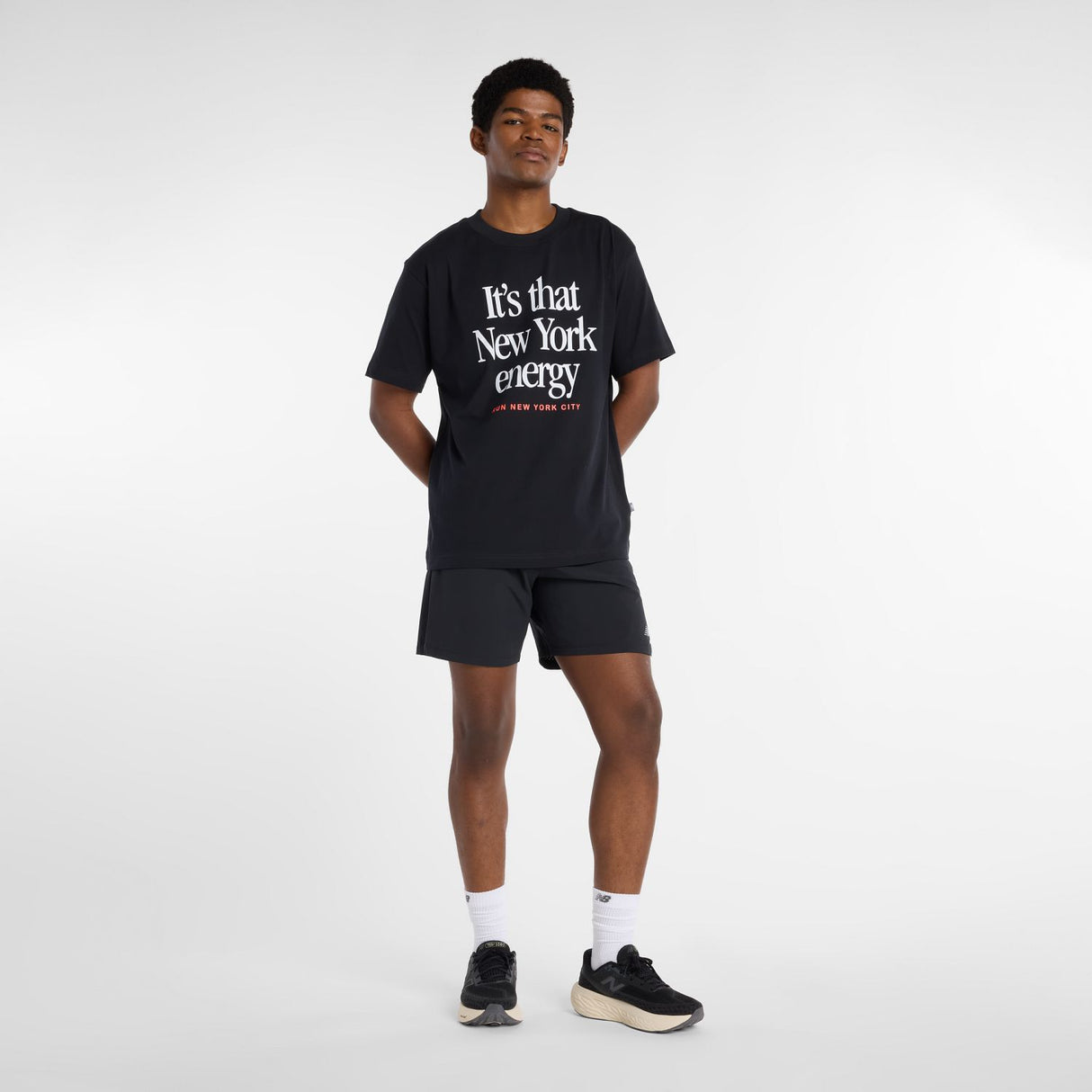 New Balance Men's Run For Life Crew Graphic T-Shirt-1