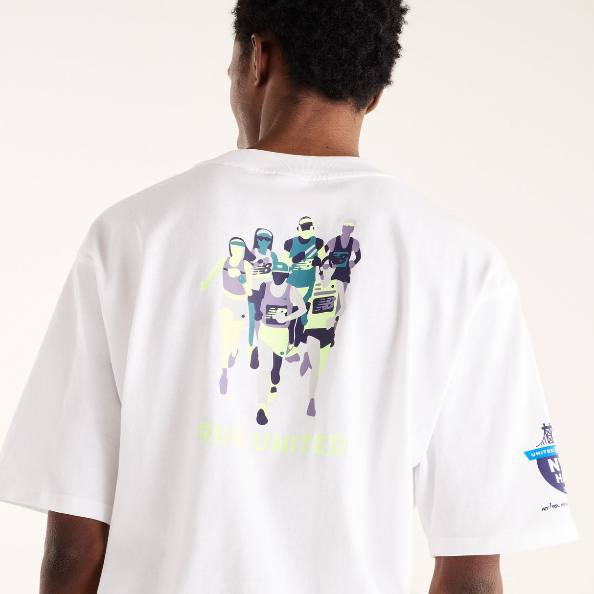 New Balance Men's United Airlines NYC Half Oversized Finisher T-Shirt-5