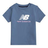 New Balance Girls' Stacked Logo T-Shirt-1