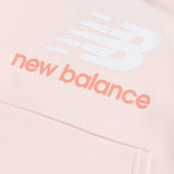 New Balance Girls' French Terry Stacked Logo Hoodie-3