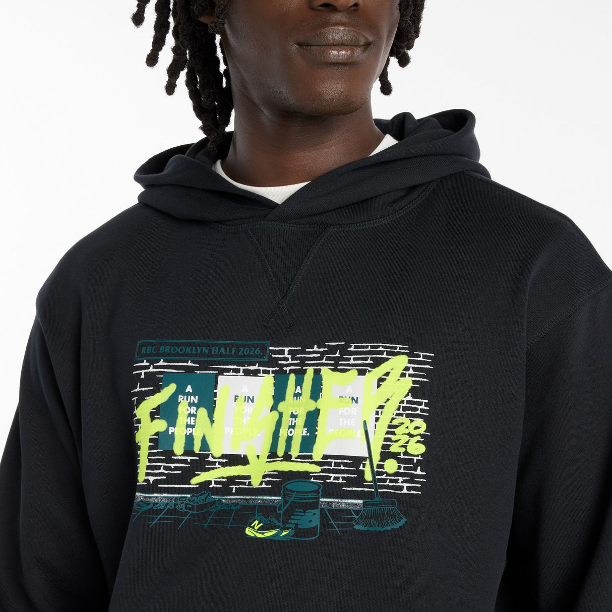 New Balance Men's RBC Brooklyn Half Finisher Athletics French Terry Hoodie-4