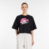 New Balance Women's Watercolor Pink Boxy T-Shirt-2