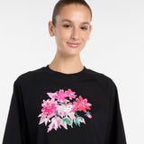 New Balance Women's Watercolor Pink Boxy T-Shirt-5