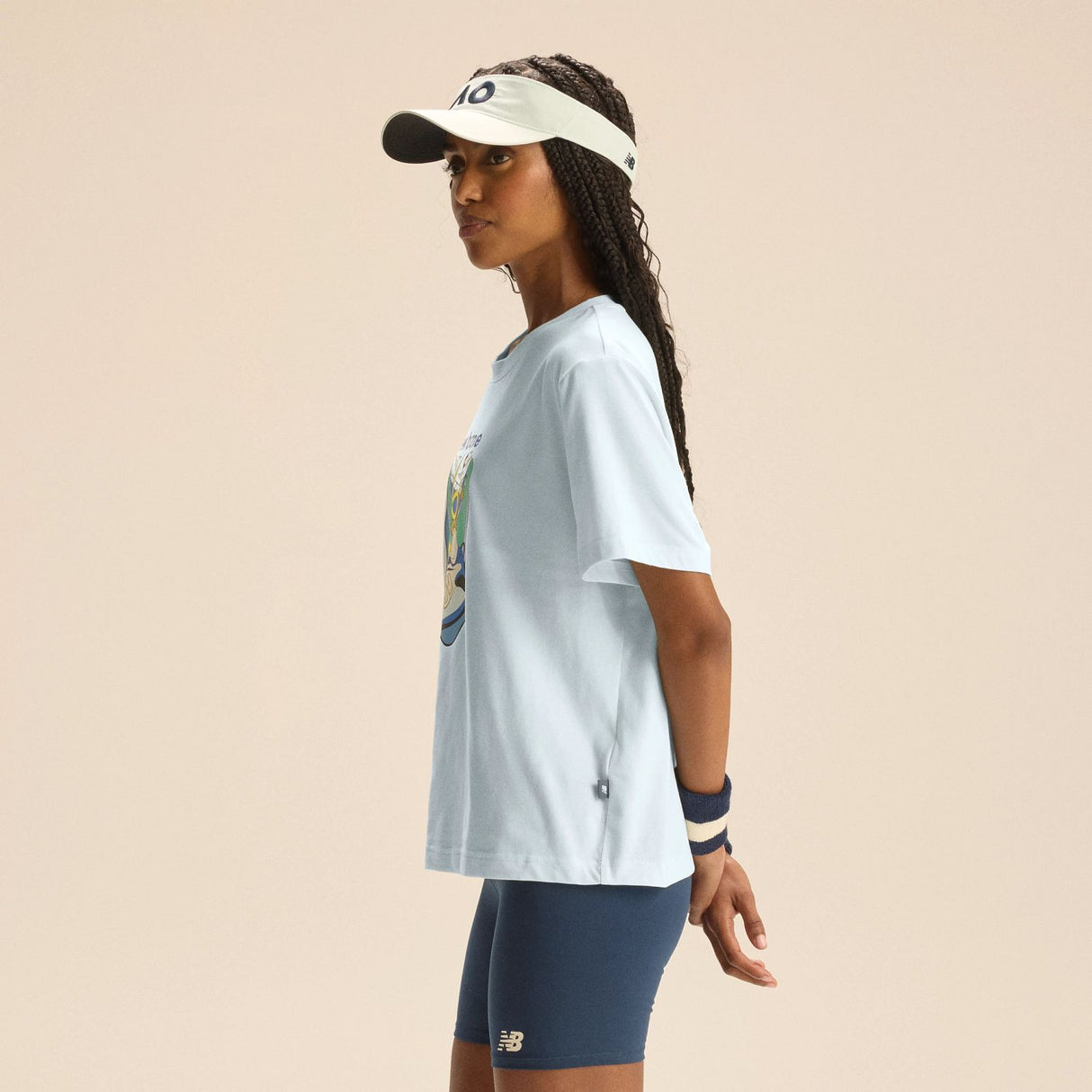 New Balance Women's Australian Open Looper Graphic T-Shirt-4