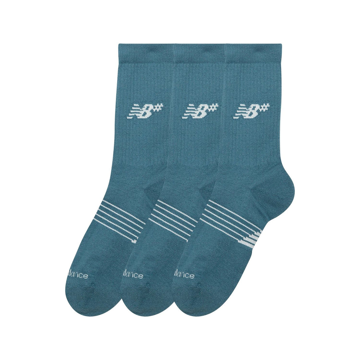 New Balance Active Numeric Crew Socks 3 Pack-2