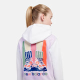 New Balance Girls' Colorblock Shoe Graphic Hoodie-10