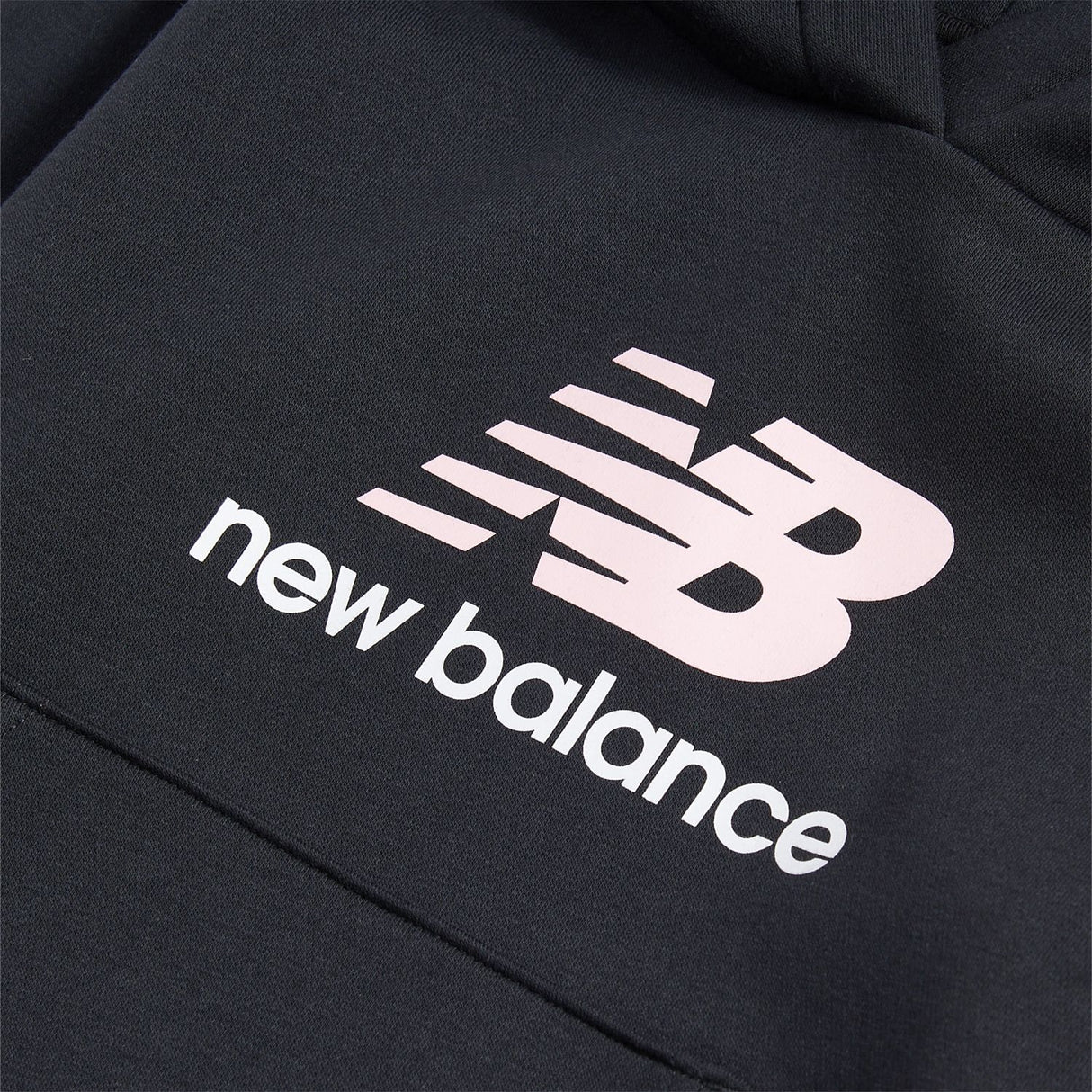 New Balance Girls' BB Stacked Logo Hoodie-3
