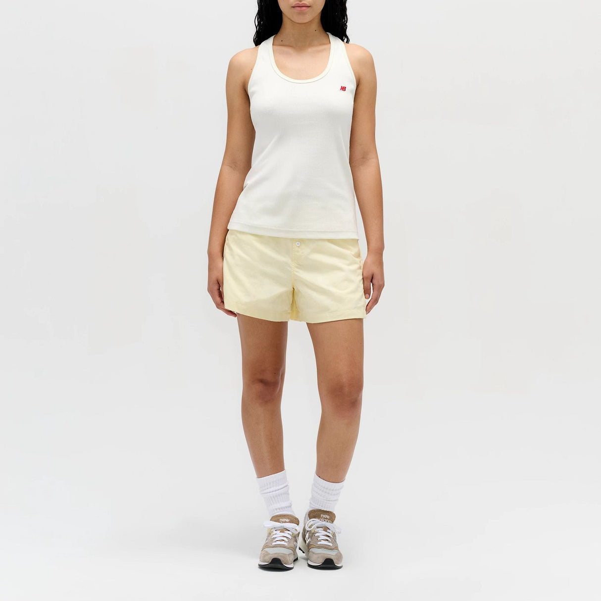 New Balance Women's Made in USA Ribbed Tank (Fitted)-2