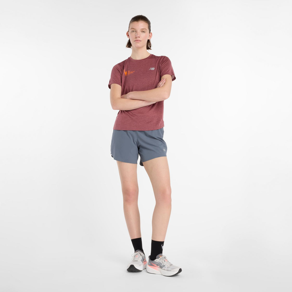 New Balance Women's NYC Marathon Athletics T-Shirt-1