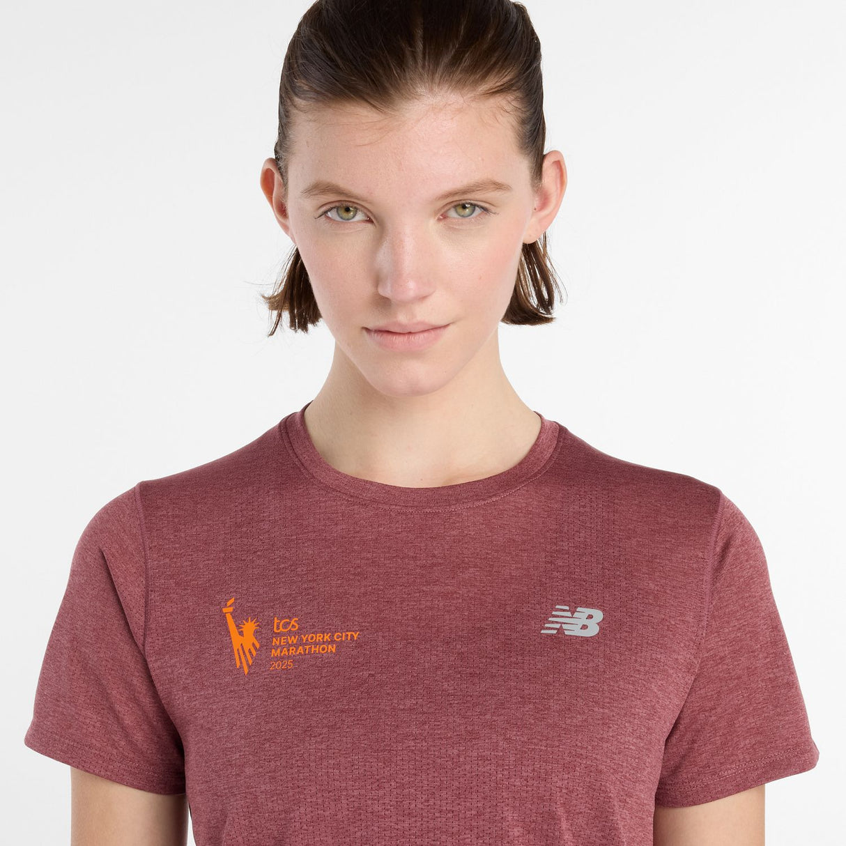 New Balance Women's NYC Marathon Athletics T-Shirt-5