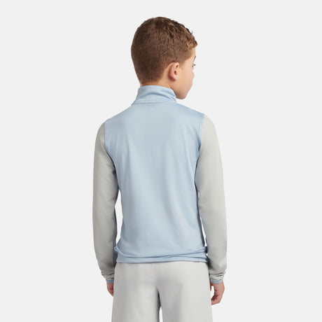 New Balance Boys' Contrast Panel Quarter Zip-7