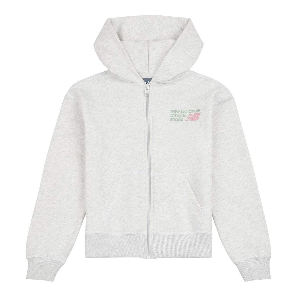 New Balance Girls' Athletic Shoes Full Zip Hoodie-1