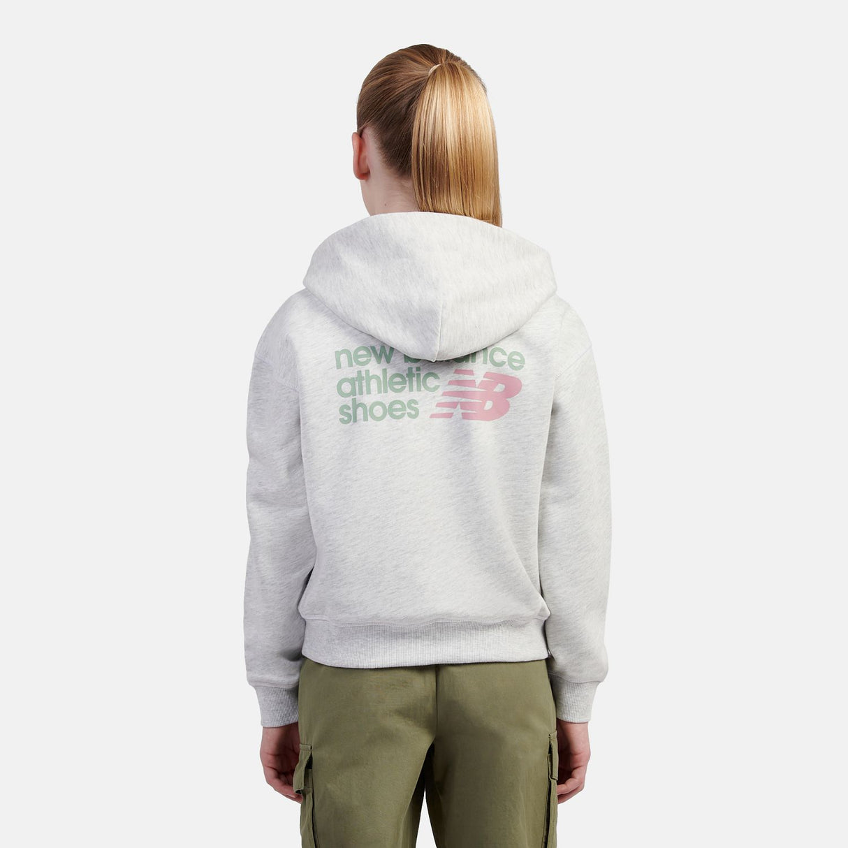 New Balance Girls' Athletic Shoes Full Zip Hoodie-8