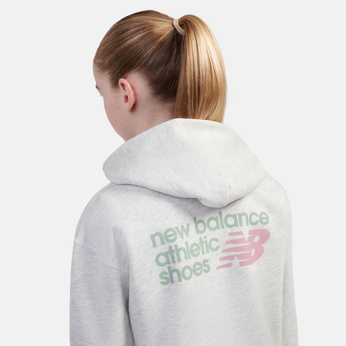 New Balance Girls' Athletic Shoes Full Zip Hoodie-11