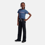 New Balance Girls' Small Logo Wide Leg Pants-4