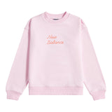 New Balance Girls' Flower Shoe Graphic Crew-1