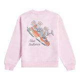 New Balance Girls' Flower Shoe Graphic Crew-2