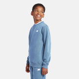 New Balance Boys' Brush Back Small Logo Crew-6