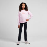 New Balance Girls' Flower Shoe Graphic Crew-5
