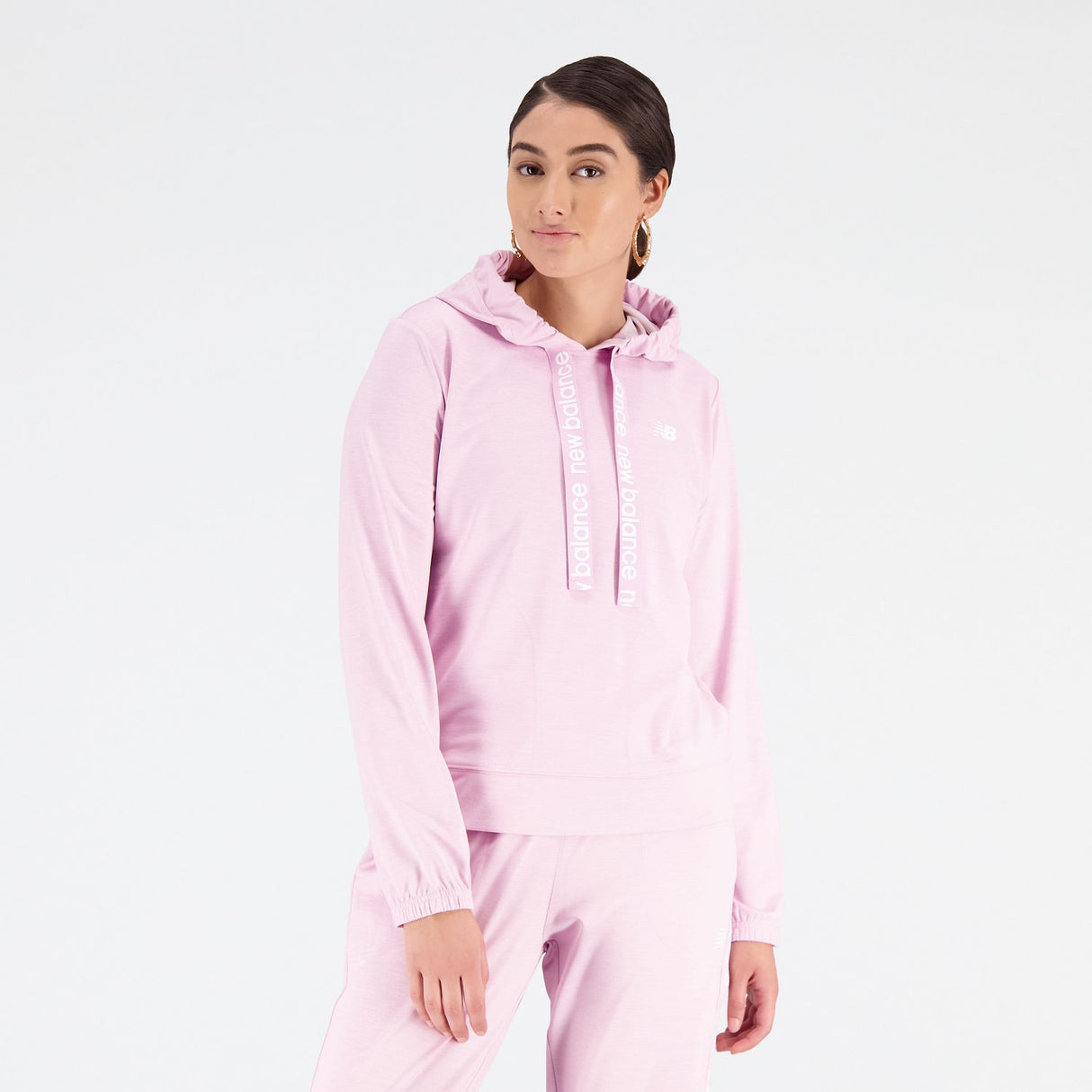 New Balance Women's Relentless Terry Hoodie-1