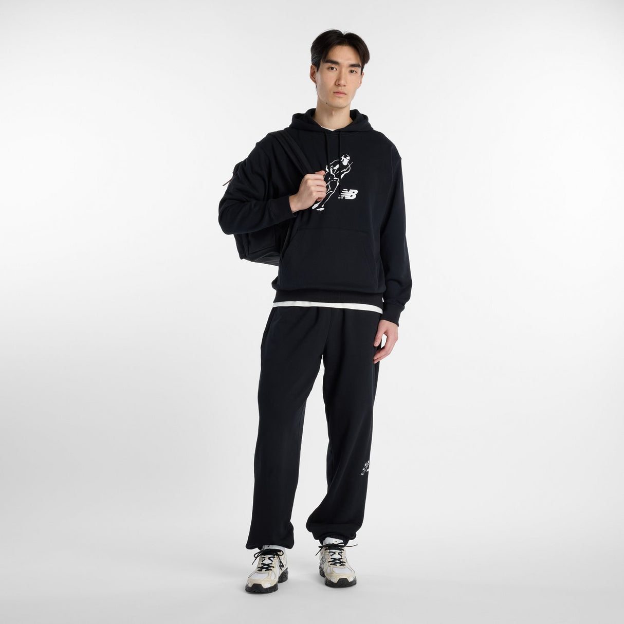 New Balance Men's Shohei Logo Hoodie-1