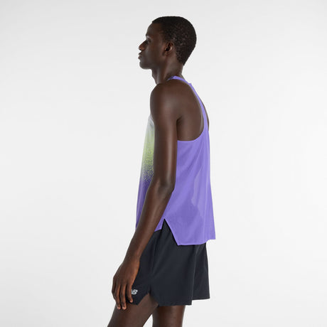 New Balance Men's Race Day Ultra Light Printed Singlet-2