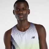 New Balance Men's Race Day Ultra Light Printed Singlet-4