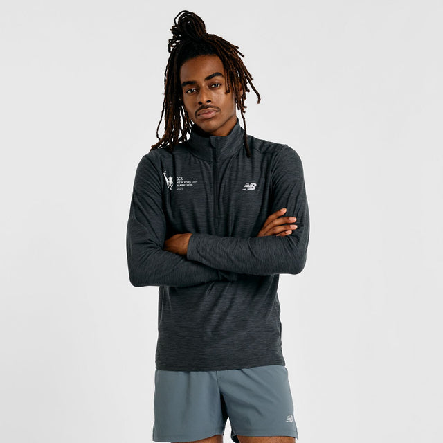 New Balance Men's NYC Marathon Space Dye 1/4 Zip-1