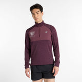 New Balance Men's United Airlines NYC Half Athletics Heat Grid 1/2 Zip-3