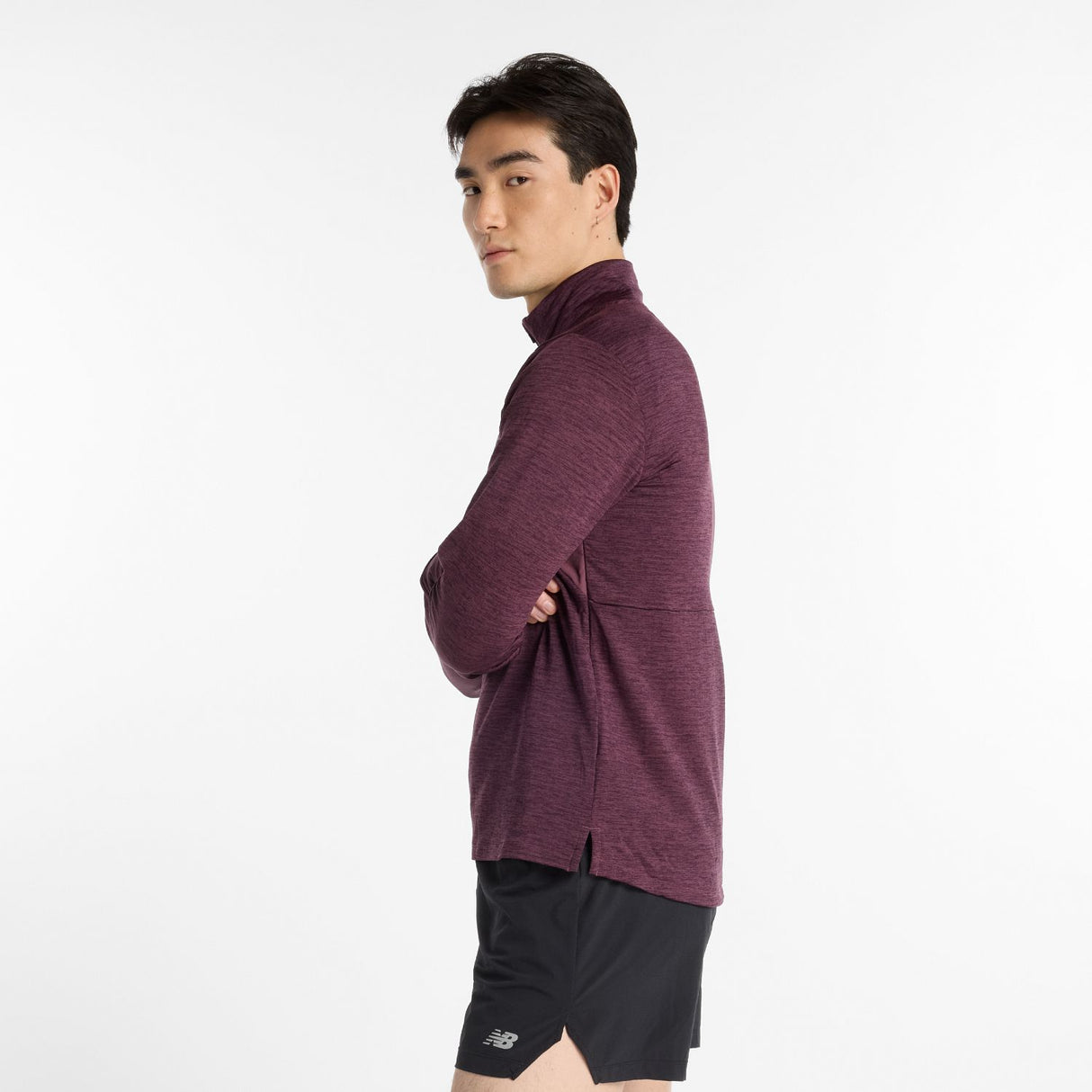 New Balance Men's United Airlines NYC Half Athletics Heat Grid 1/2 Zip-4