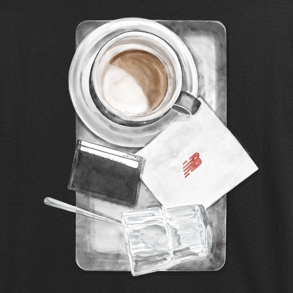 New Balance Men's Days Coffee Oversized T-Shirt-3
