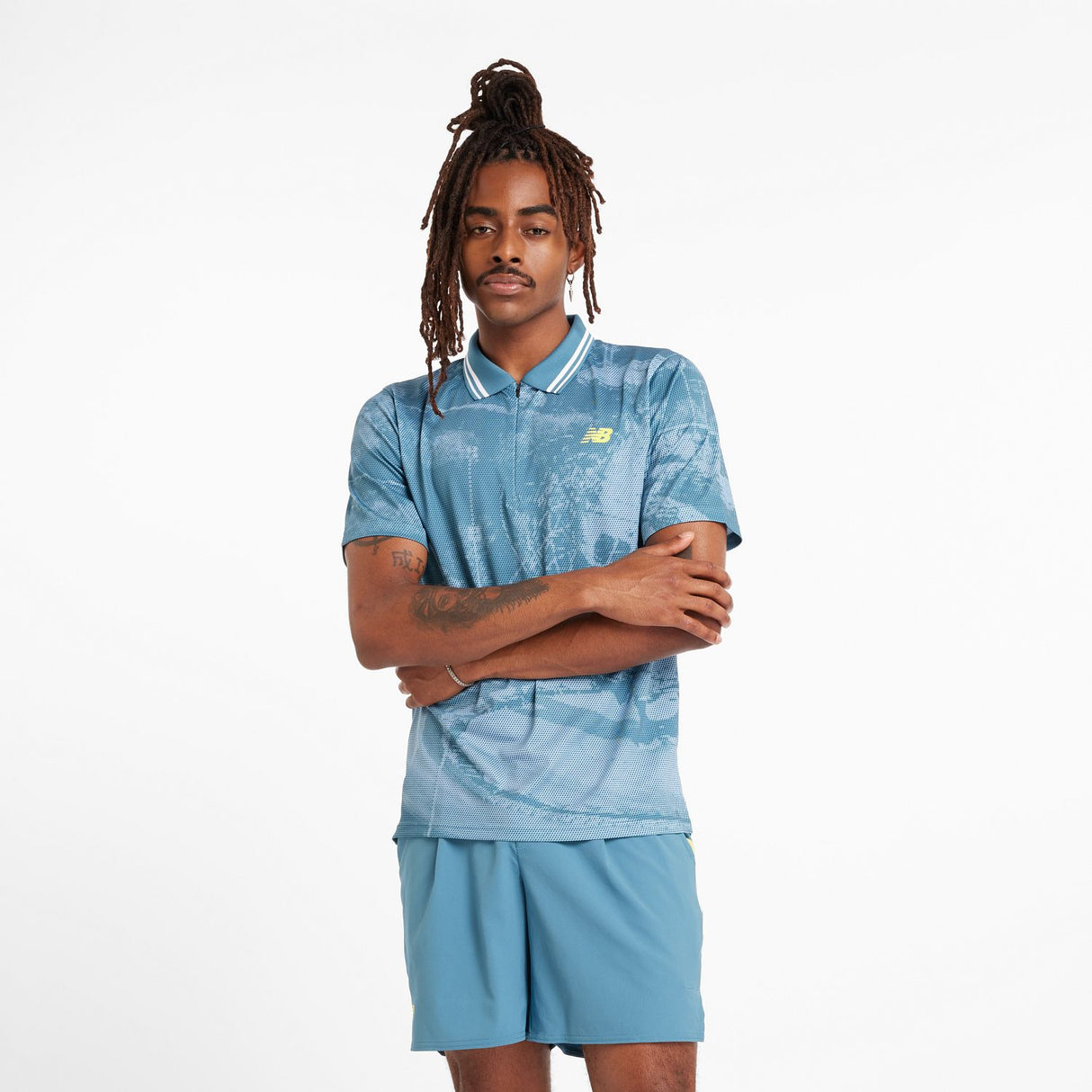 New Balance Men's Printed Tournament Polo-3