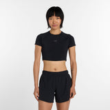 New Balance Women's RBC Brooklyn Half Fast Days Fitted Crop T-Shirt-2