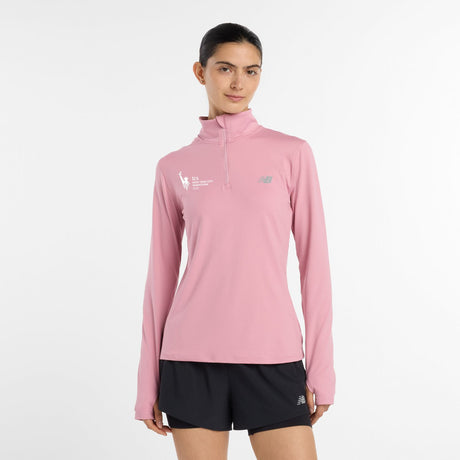 New Balance Women's NYC Marathon Space Dye 1/4 Zip-2