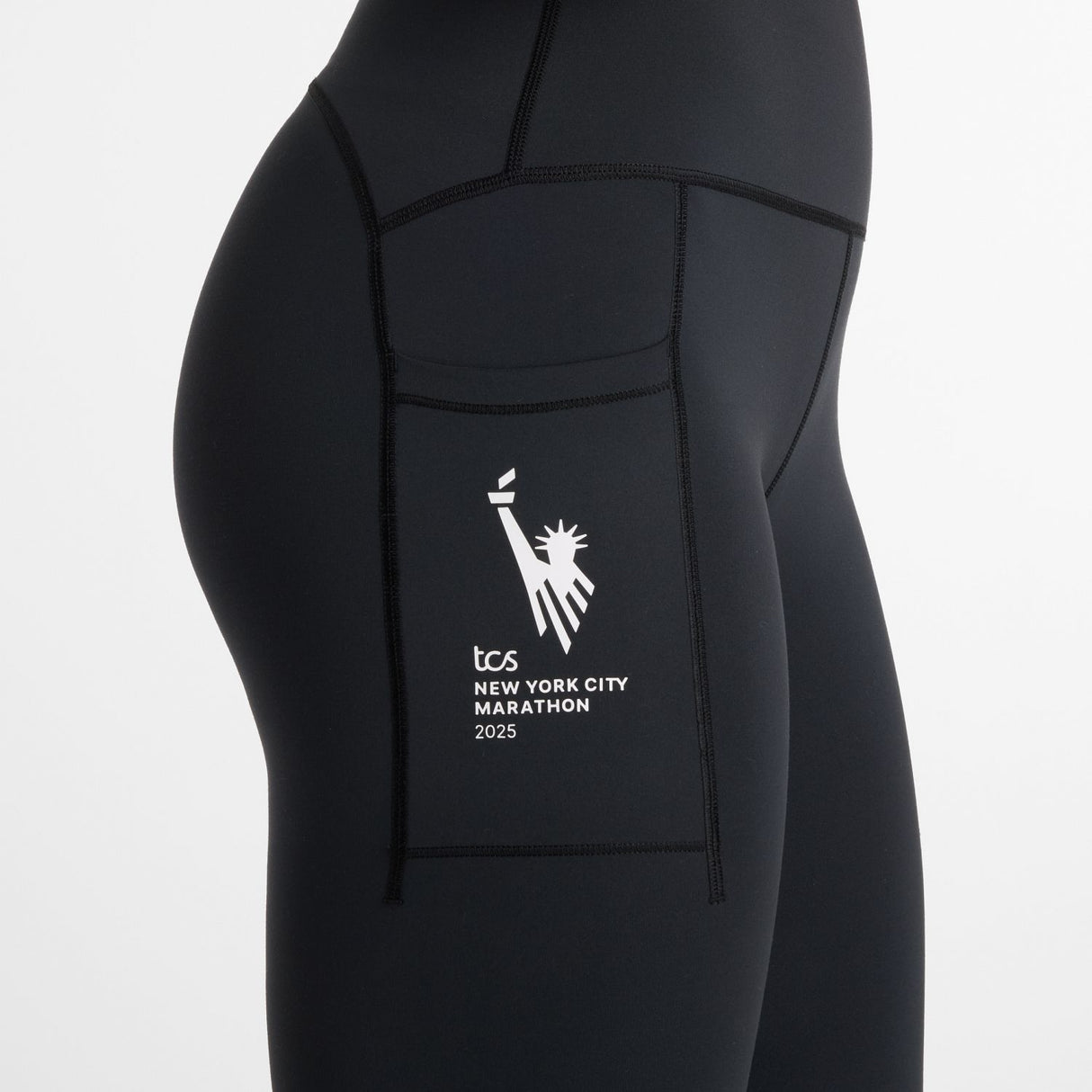 New Balance Women's NYC Marathon NB Sleek Pocket High Rise Leggings 25-6
