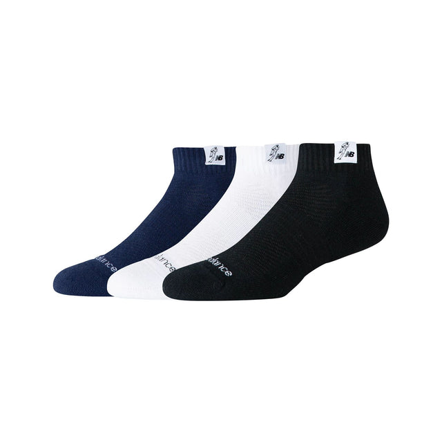 New Balance Adult Shohei Signature Low Cut Socks 3 Pack-1