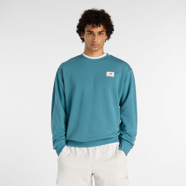 New Balance Men's Woven Label Crew-1
