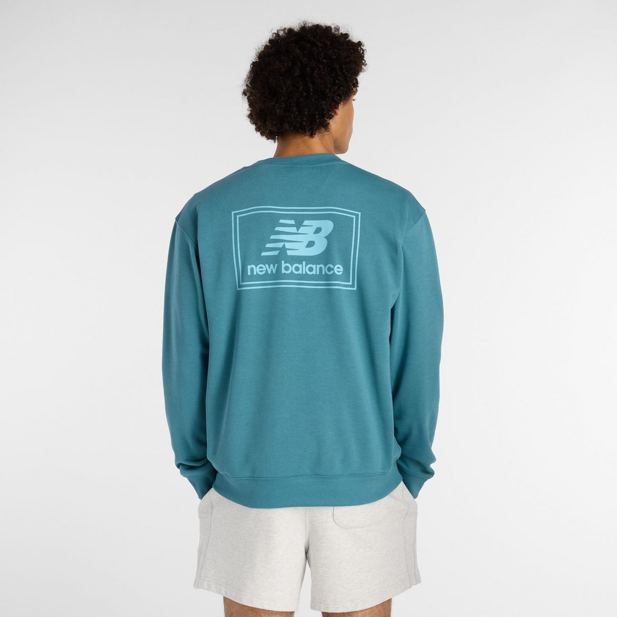 New Balance Men's Woven Label Crew-3