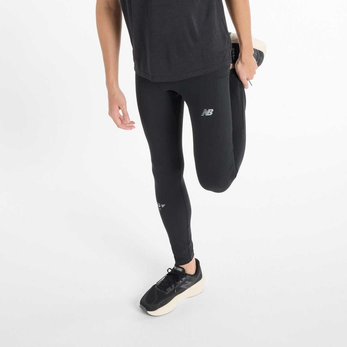 New Balance Men's United Airlines NYC Half NB Sleek Pocket Tights-2