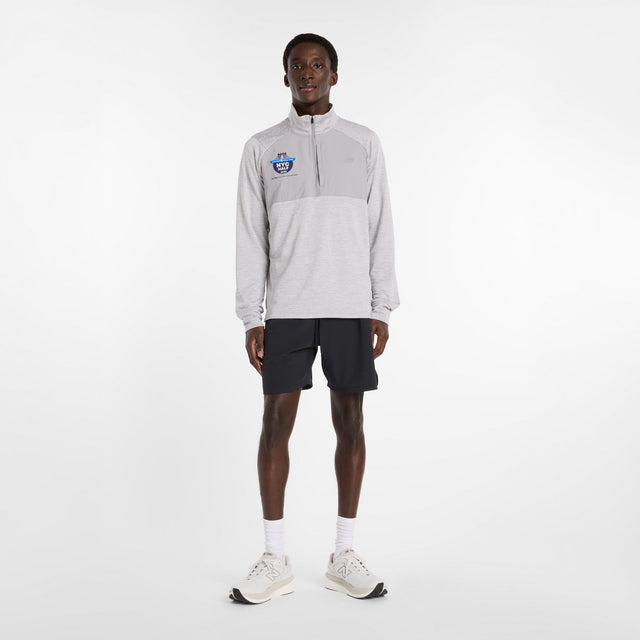 New Balance Men's United Airlines NYC Half Athletics Heat Grid 1/2 Zip-1