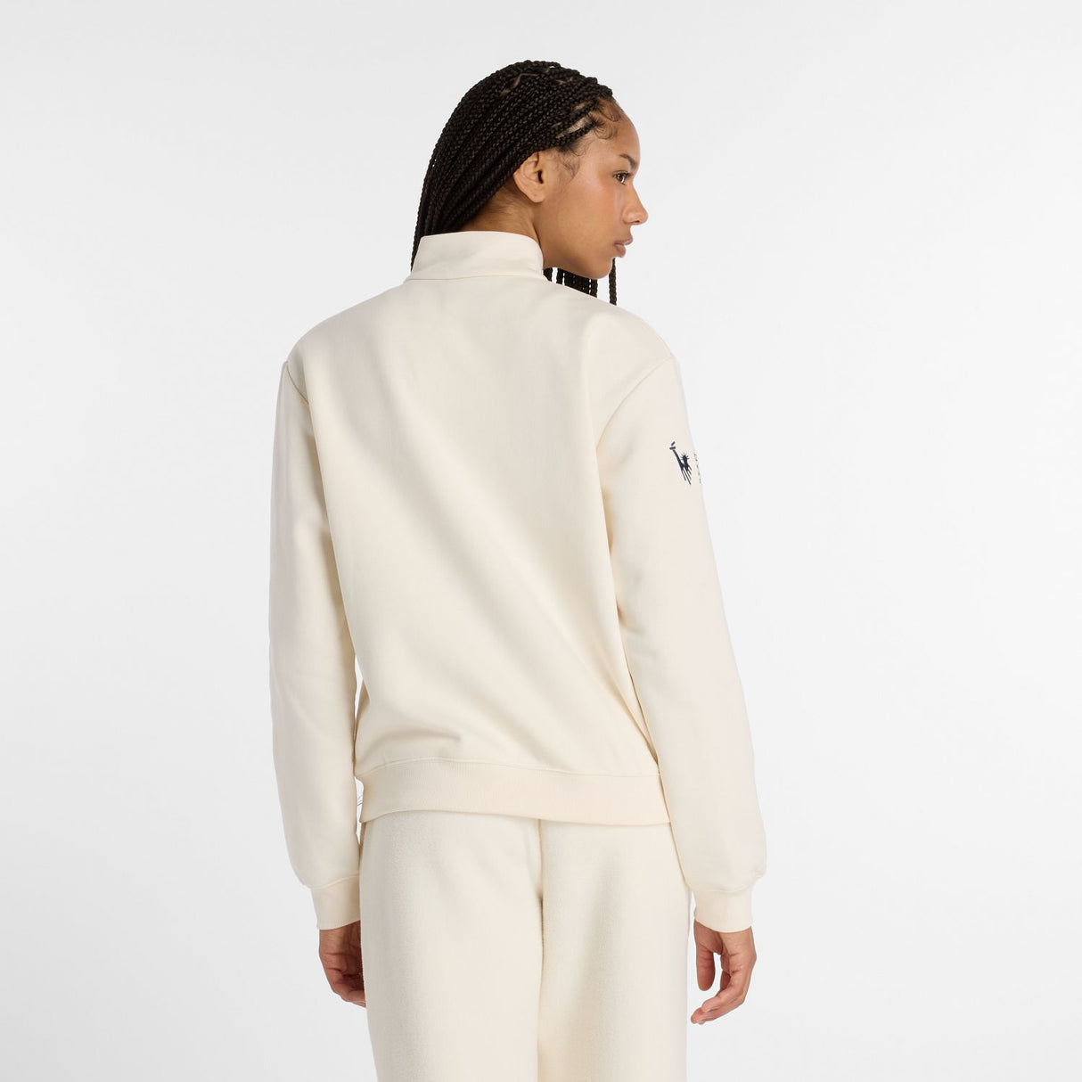 New Balance Women's NYC Marathon Fleece Half Zip-4